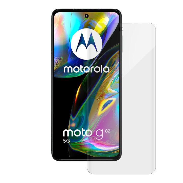 Комплект 2 фолиа SILKASE за Motorola Moto G82, защита на телефона, възобновяем силикон