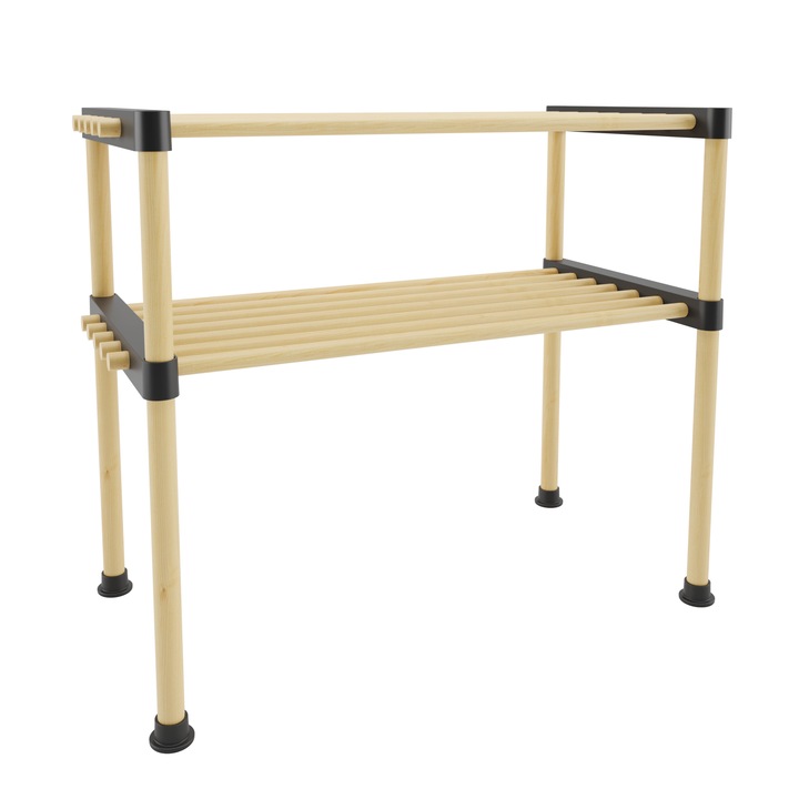 Raft modular din lemn, SEOWOOD, SEO 8182, 51 cm