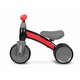 Bicicleta, Qplay, 2 nivele, 3 roti EVA, 1-3 ani, Negru/Rosu