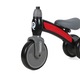 Bicicleta, Qplay, 2 nivele, 3 roti EVA, 1-3 ani, Negru/Rosu