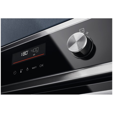 Cuptor incorporabil Electrolux EVL6E46X, Electric, 43 l, Functie microunde, Grill, Inox/Negru