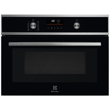 Cuptor incorporabil Electrolux EVL6E46X, Electric, 43 l, Functie microunde, Grill, Inox/Negru