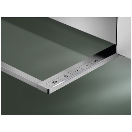 Hota incorporabila telescopica AEG, Putere absorbtie 690 mc/h, 1 motor, Control Electronic, Inox/Sticla