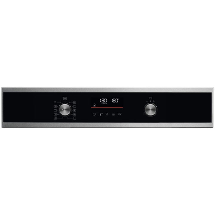 Фурна за вграждане Electrolux EOF6P76X2, Електрическа, 72 л, Пиролитично самопочистване, SurroundCook, Грил, Таймер с електронен дисплей, Клас A+, Инокс
