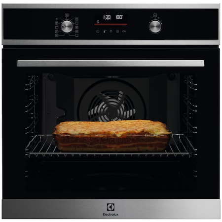 Cuptor incorporabil Electrolux EOF6P76X2, Electric, 72 l, Autocuratare pirolitica, SurroundCook, Grill, Timer cu display electronic, Clasa A+, Inox