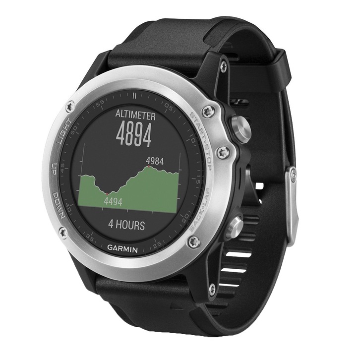Часовник Smartwatch Garmin Fenix 3, Heart Rate, Silver