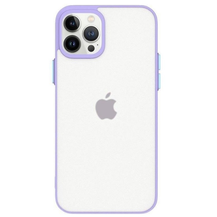 Калъф Forcell Milky Silicone Flexible Case за iPhone 13 Pro Max, Лилав