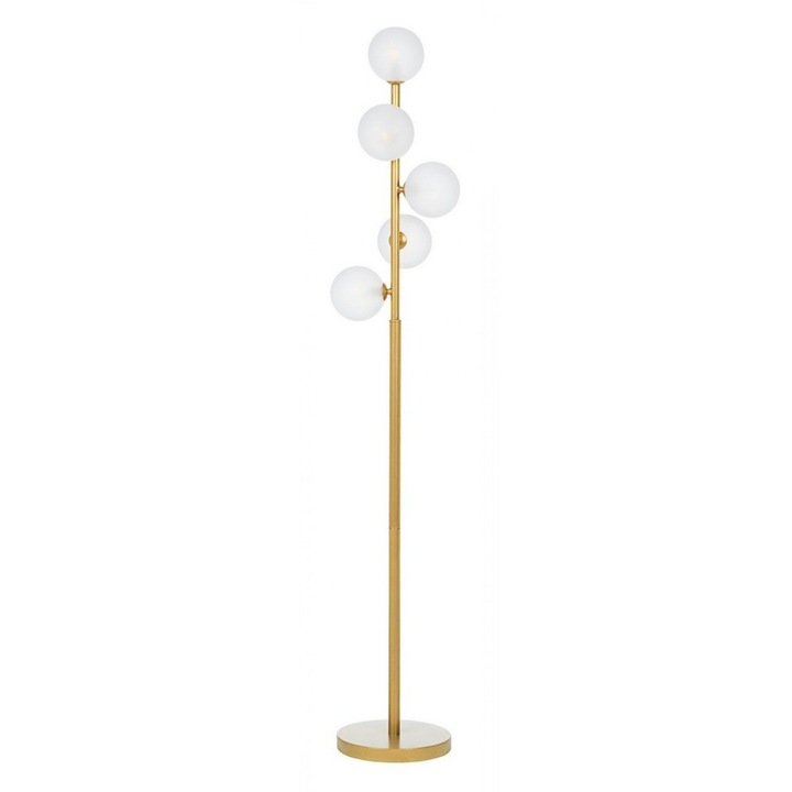 Lampadar metal auriu Balls 25x25x156.5h