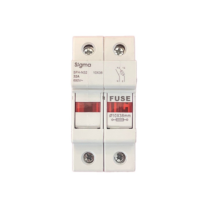 Separator cu sertar pentru sigurante fuzibile cilindrice 1P+N/10x38