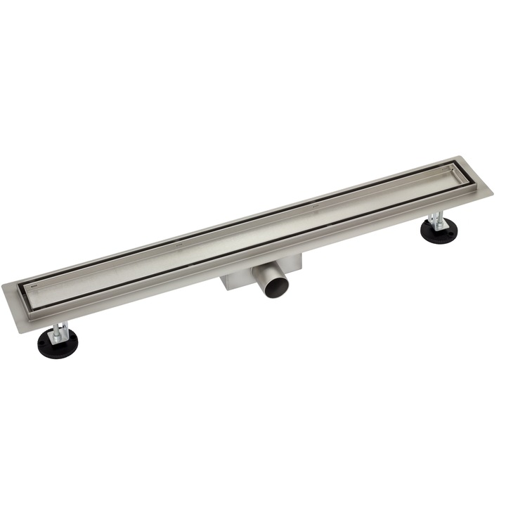 Rigola scurgere dus liniara 50 cm, otel inoxidabil, grilaj 2 in 1 faiantabil, crom