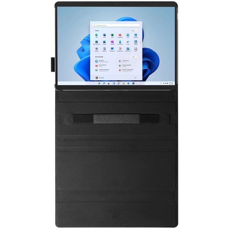 Husa Spigen Stand Folio compatibila cu Microsoft Surface Pro 8 Black
