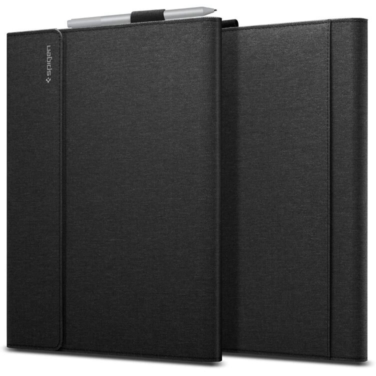 Husa Spigen Stand Folio compatibila cu Microsoft Surface Pro 8 Black