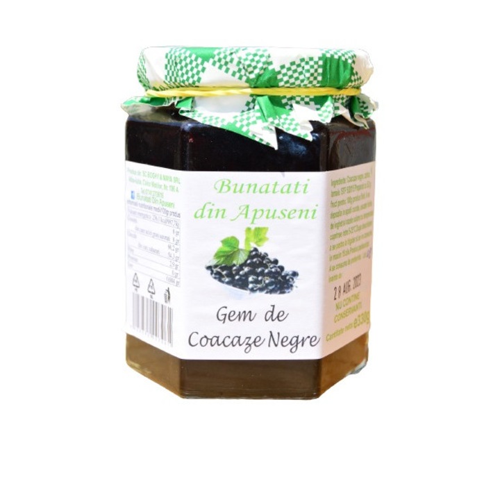 Dulceata de Coacaze Negre 330gr BUNATATI DIN APUSENI