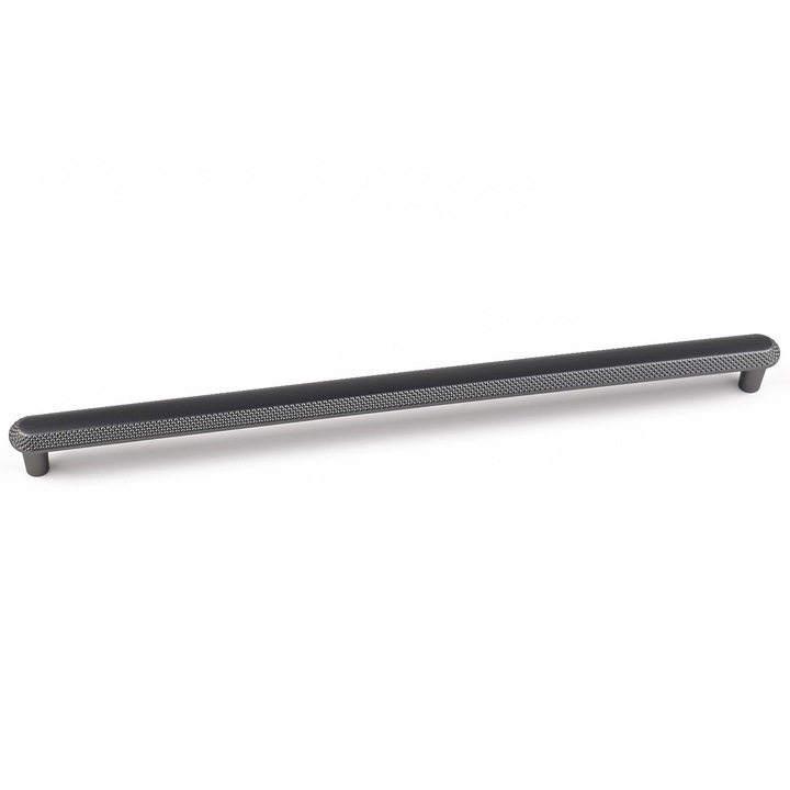 Maner pentru mobila Nola, finisaj negru gun metal CB, 320 mm