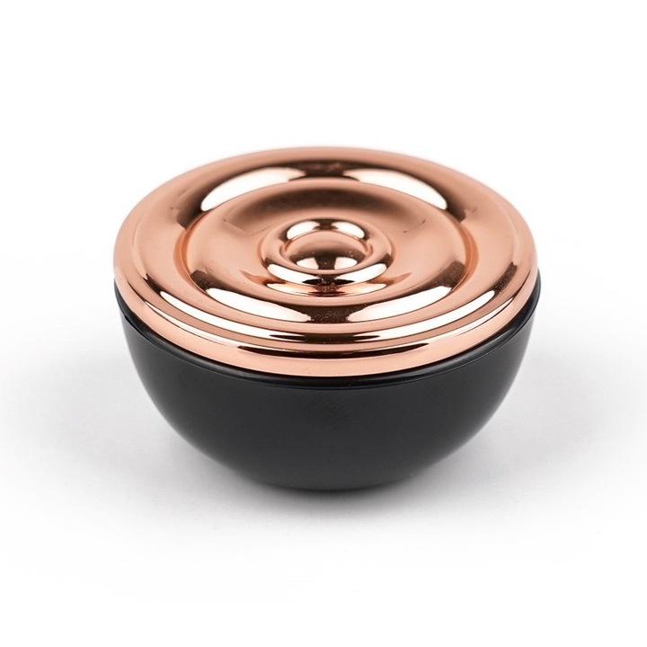 Buton pentru mobila Snail, finisaj cupru lucios CB, Ø 50 mm