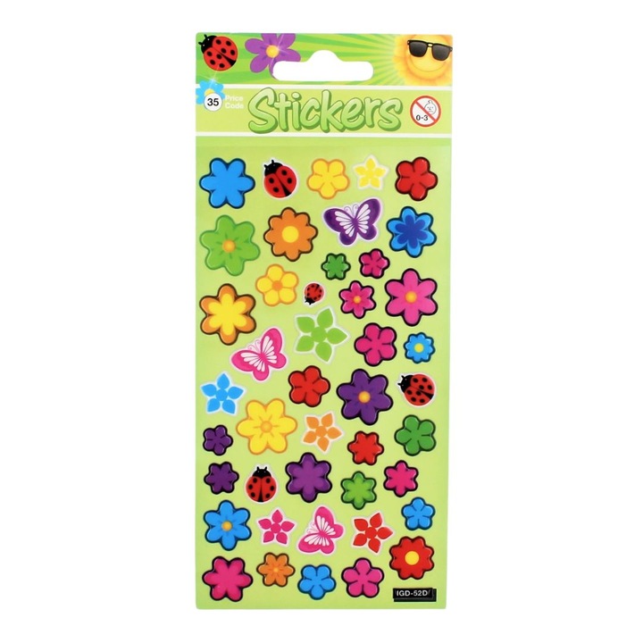 Set stickere Flower Joy 44 bucati