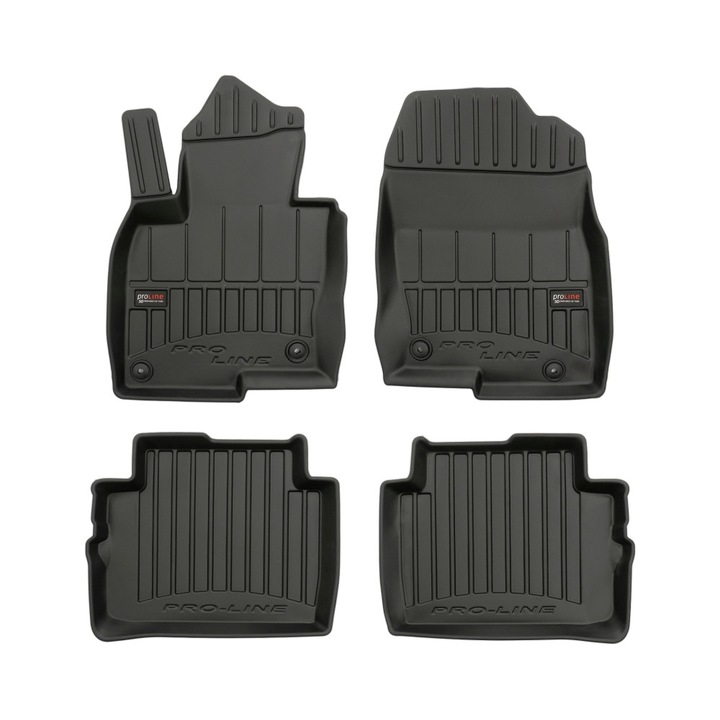 Комплект 5 броя гумени стелки, Frogum, 3D PRO-LINE, за Mazda CX-5 II от 2017 г. Black Rubber
