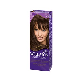 Vopsea de par permanenta Wella Wellaton 5/0 Light Brown 100ml Vopsea de par permanenta Wella Wellaton 5/0 Light Brown 100ml