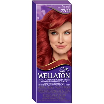 Vopsea de par permanenta Wella Wellaton 77/44 Volcanic Red, 100 ml Vopsea de par permanenta Wella Wellaton 77/44 Volcanic Red, 100 ml