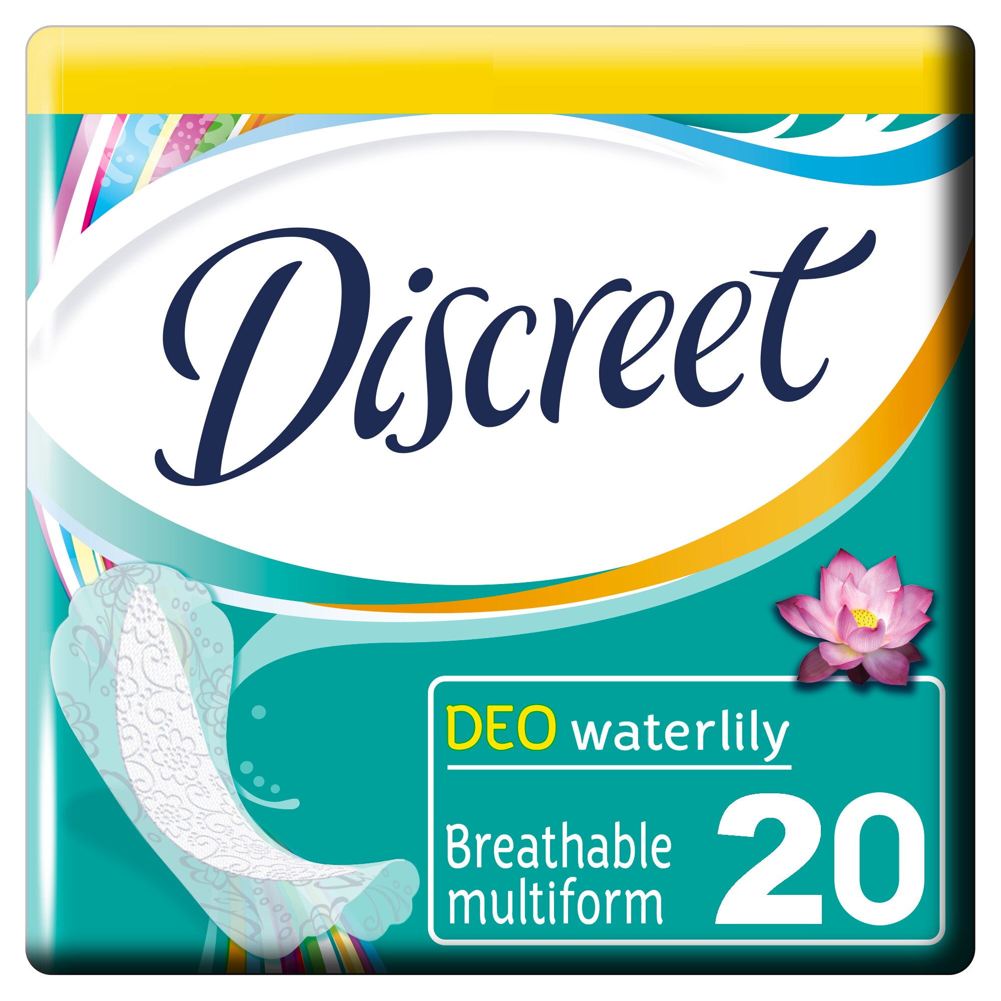 Absorbante Discreet Deo Waterlily 20 buc