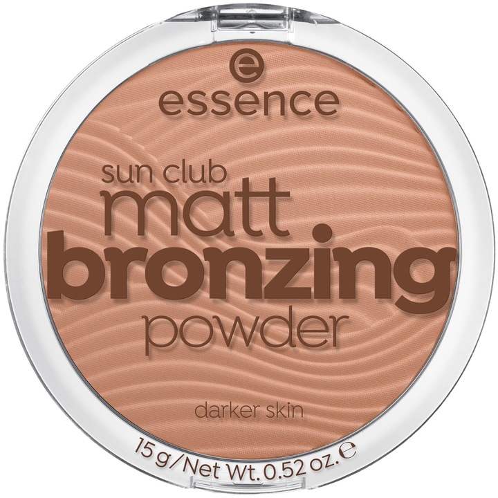 Бронзираща пудра Essence sun club matt bronzing powder 02, 15 g
