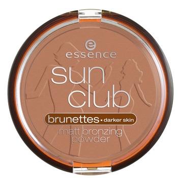 Pudra bronzanta Essence Sun Club Matt 02 Brunettes, 15 g Pudra bronzanta Essence Sun Club Matt 02 Brunettes, 15 g