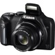 Дигитален фотоапарат Canon PowerShot SX170 IS, 16MP, Черен