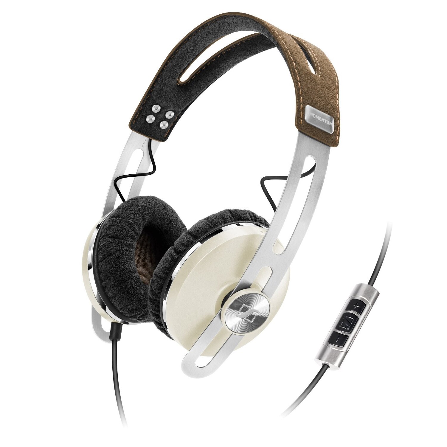 Casti audio cu banda On-Ear Sennheiser Momentum, Ivory - eMAG.ro 