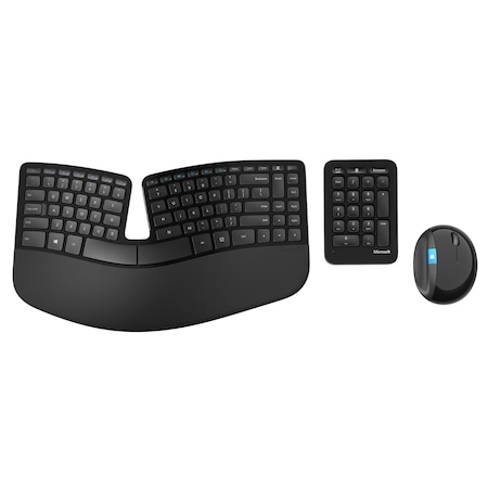 Комплект Безжични Клавиатура + Мишка Microsoft Sculpt Ergonomic Desktop