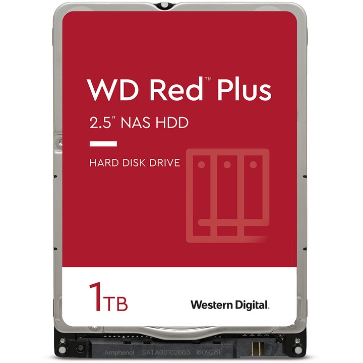 HDD WD Red 2.5" 1TB, 5400rpm, 16MB cache, SATA III