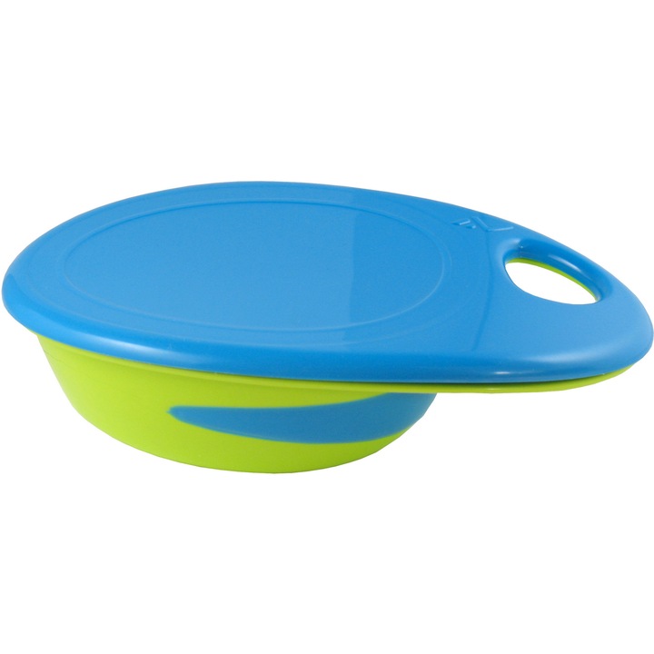 Bol hranire, capac etans, suprafete aderente, Primii Pasi, Albastru