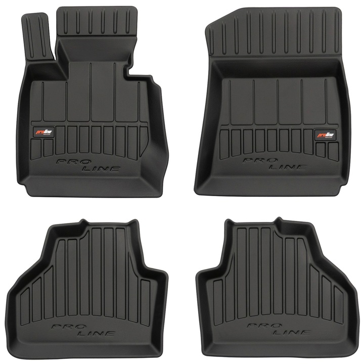 Set 4 Covorase auto Frogum ProLine din Cauciuc pentru BMW X3 F25 2010-2017 Negru