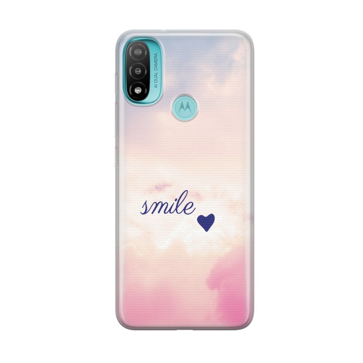 Husa telefon pentru Motorola Moto E20, E30, E40, Silicon, Smile