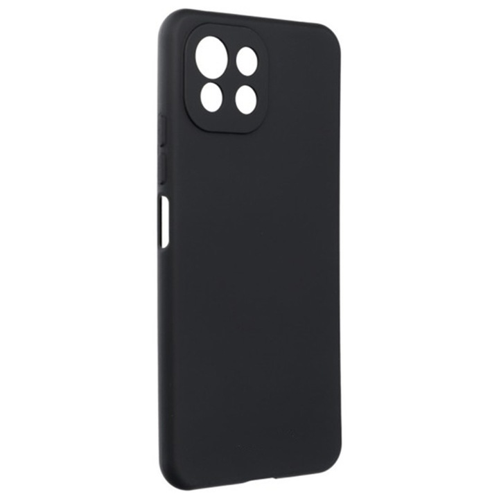 Xiaomi Mi 11 Lite védőtok, szilikon TPU, Ultra vékony védelem, fekete