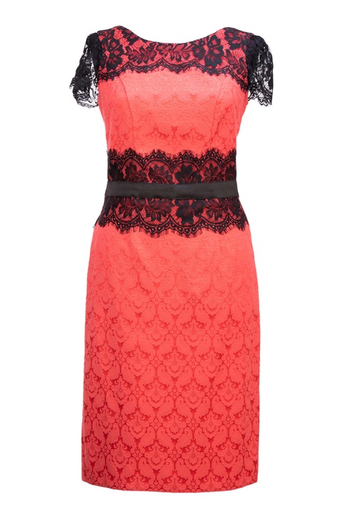 Rochie dama, midi, Rosu, 40