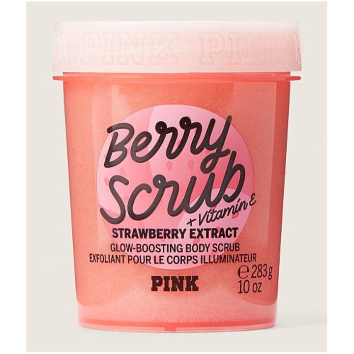 Scrub exfoliant, Berry, PINK, Victoria's Secret, 283g