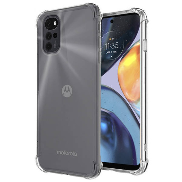 Калъф, За Motorola Moto E22s / G22 / E32 / E32s, Прозрачен
