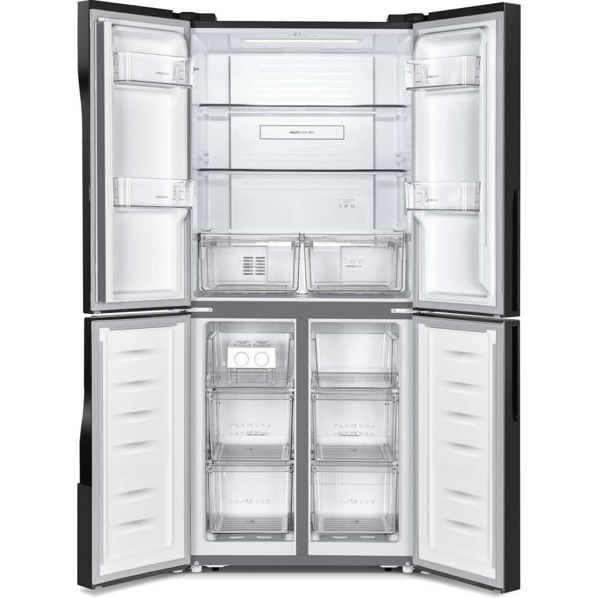 Gorenje NRM818EMB Side By Side H t szekr ny 427l M 181 6 Cm Gorenje NRM818EMB Side By Side H t szekr ny 427l M 181 6 Cm