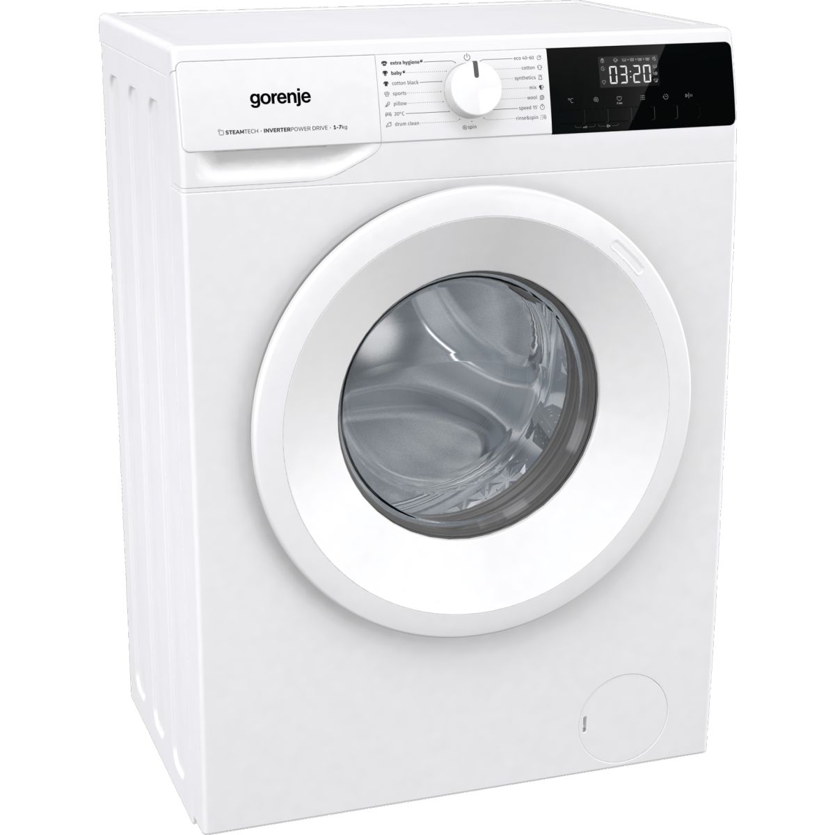 Gorenje WNHPI72SCS előltöltős mosógép, C energiaosztály, 7 kg, Eco ...