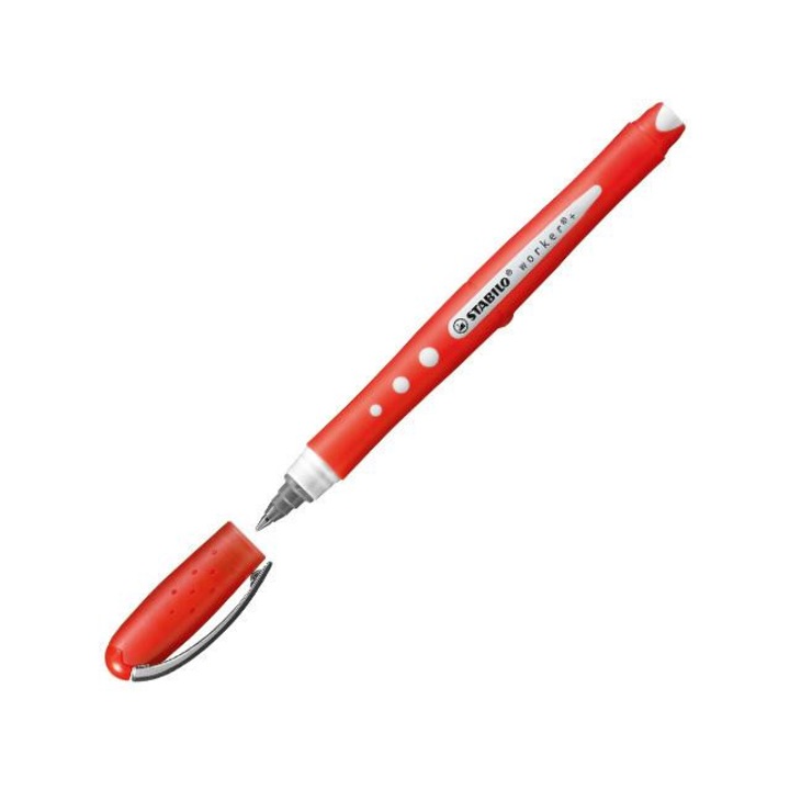 Stabilo: worker+ colorful piros rollertoll 0,5mm