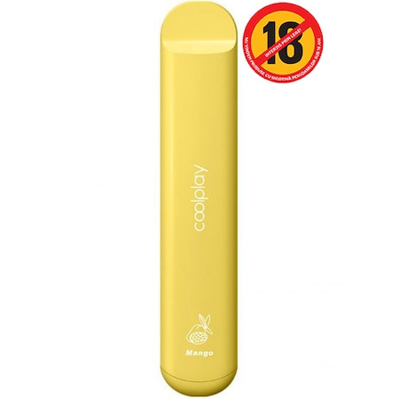 Tigara electronica Coolplay x15, 575 puff cu nicotina 2%, Mango, vape bar de unica folosinta - Aroma mango