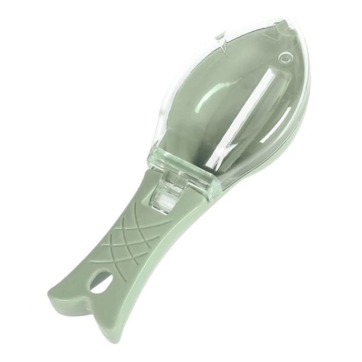 Сuratator peste Hocho, 2 lamele din plastic dur ECO alimentar, tehnologia Clean Fish MAX, verde