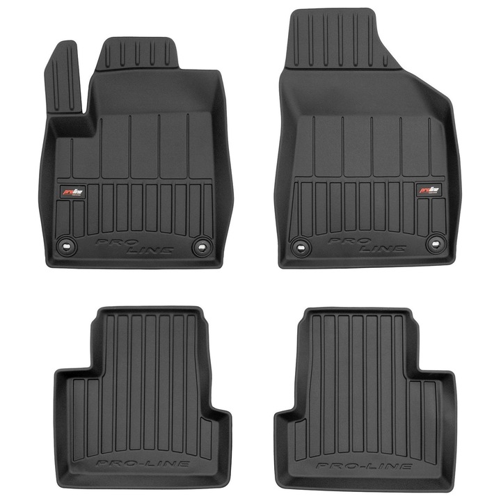3D стелки за кола, Frogum, Гумени, Jeep Cherokee V 2013, Черни