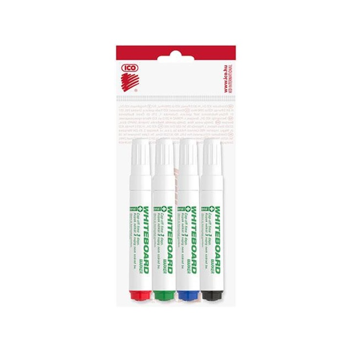 Set 4 markere, ICO, Multicolor