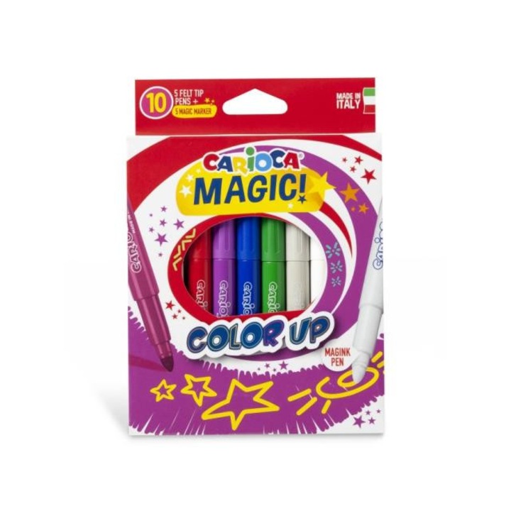 Carioca 1431815 Magic Color Up 10db-os színes filctoll szett - Carioca