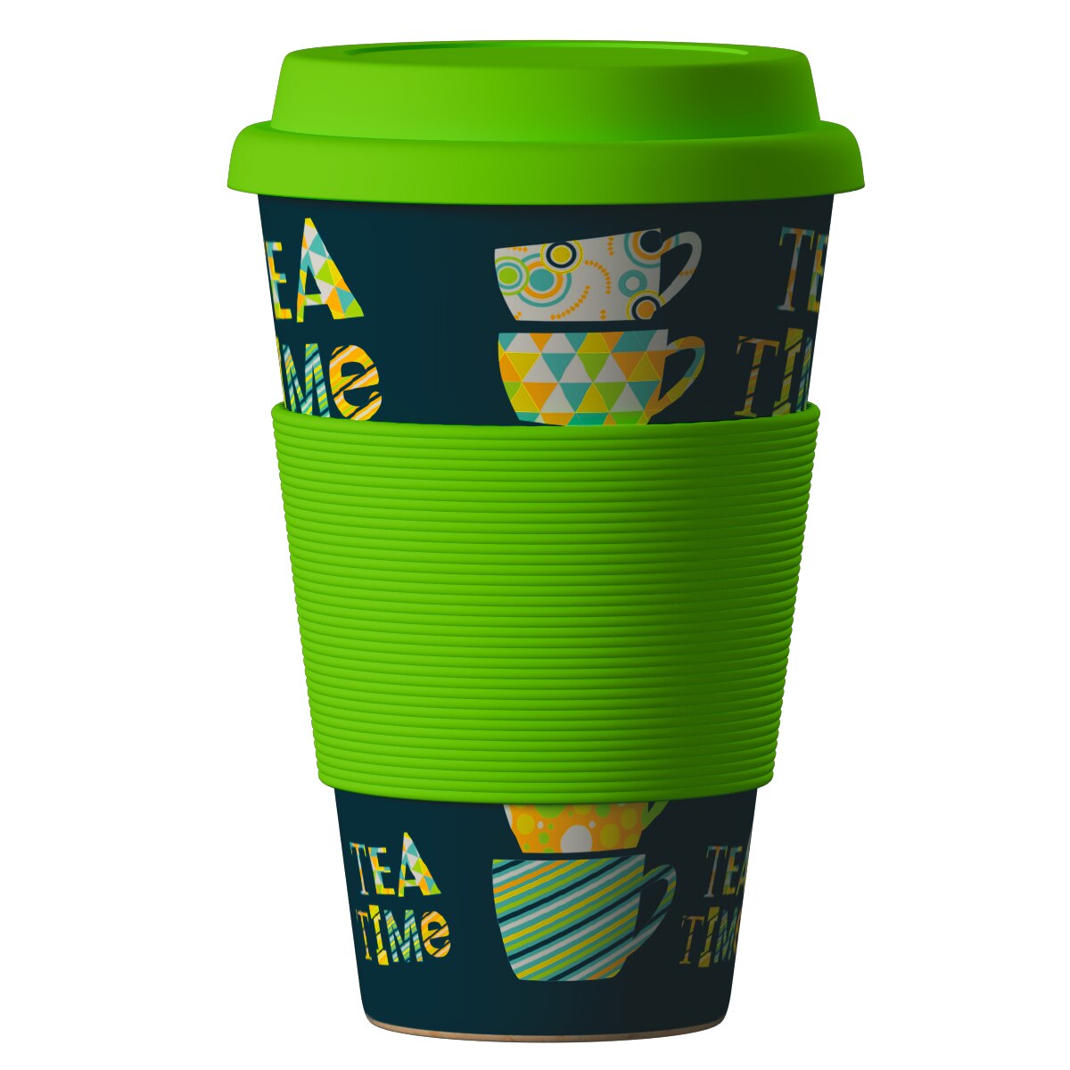 Pahar Bambus Tee Time - Green Balev Bio