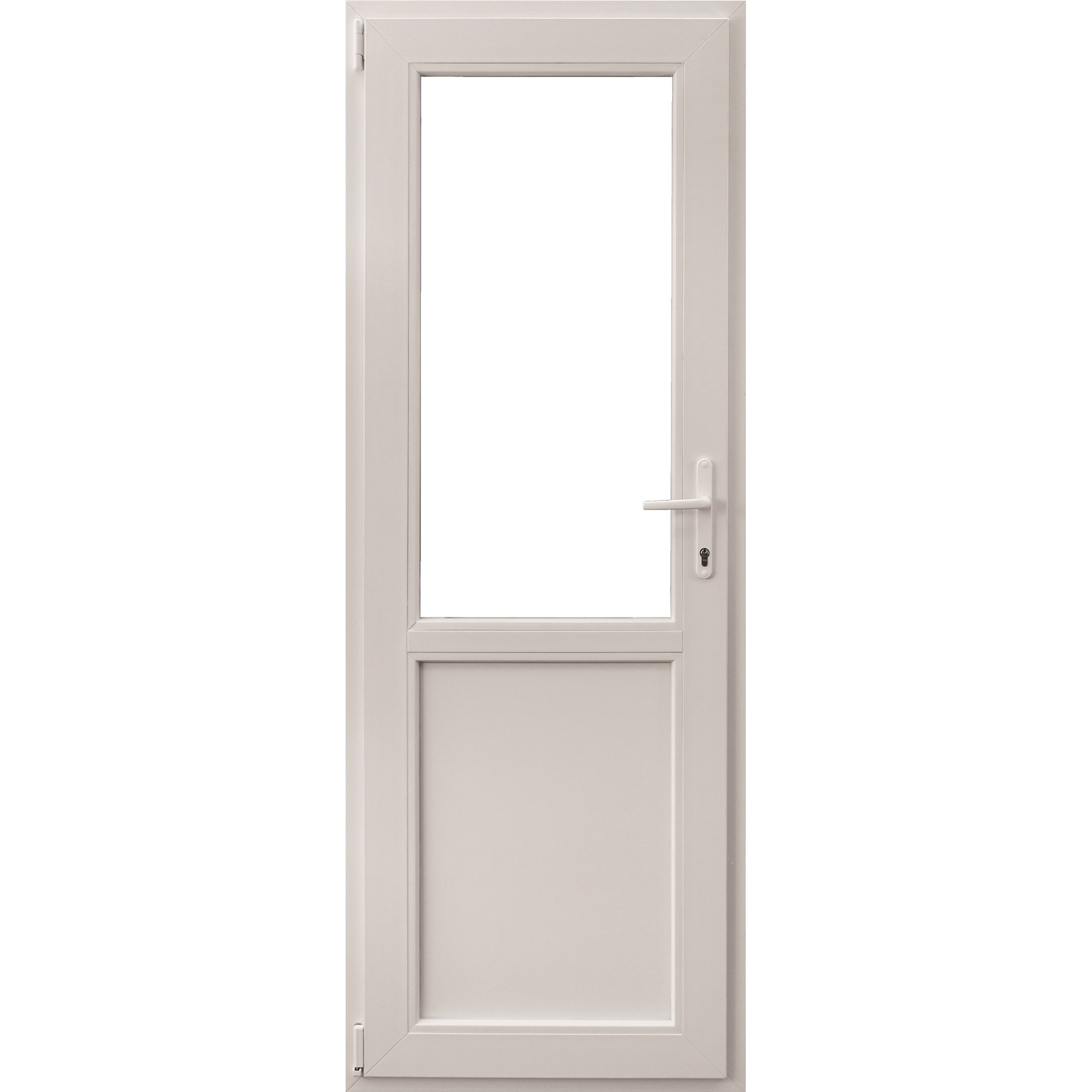 Usa pvc tehnica 76x204 cm 2 /3 alb stanga