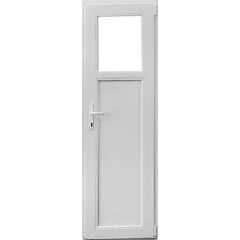 Usa pvc tehnica 76x204 cm 1/3 alb dreapta Usa pvc tehnica 76x204 cm 1/3 alb dreapta