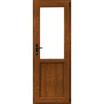 Usa pvc secundara, 76x204 cm, 2/3 sticla, stejar auriu, dreapta Usa pvc secundara, 76x204 cm, 2/3 sticla, stejar auriu, dreapta