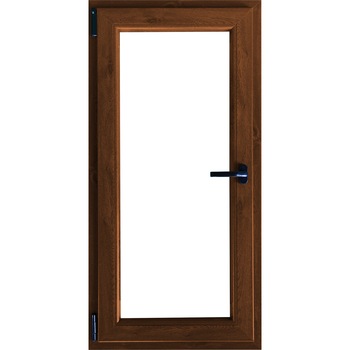 Usa balcon pvc, 4 camere, stejar auriu, 86x204 cm, stanga Usa balcon pvc, 4 camere, stejar auriu, 86x204 cm, stanga